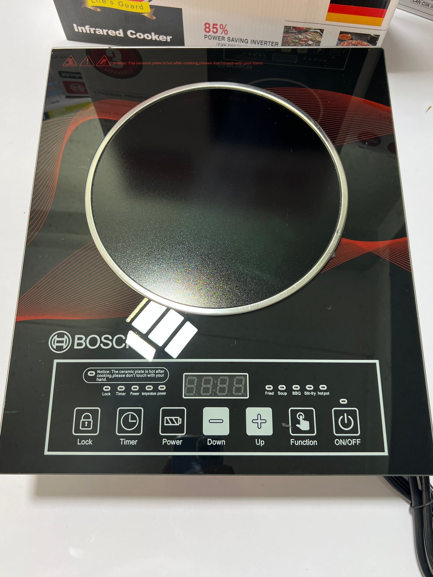 Bosch 2200W Electric Infrared Stove – High Power Portable Cooking Hot Plate