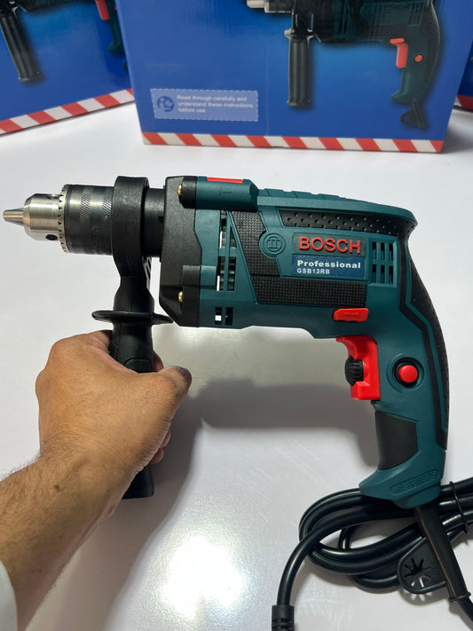 GB016 Professional Heavy Duty Electric Drill – High Performance Power Tool with Side Handle