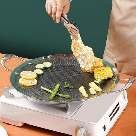 Imported German  HoneyComb Laser Coating Tawa , Stainless Steel