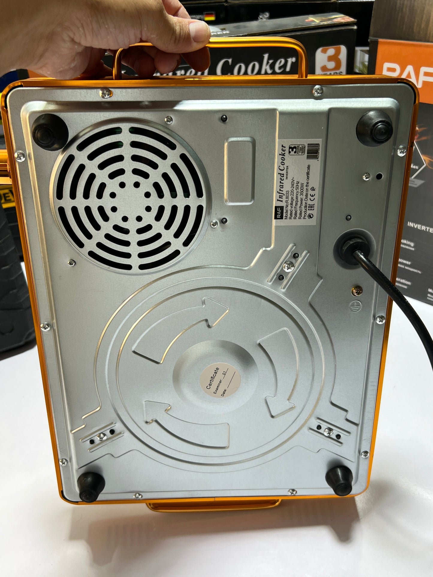 RAF 3500W Electric Infrared Stove – High Power Portable Cooker with Adjustable Temperature Control