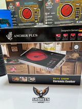 Ancher Plus Infrared Hot Plate – 2200W Electric Stove (German Lot)