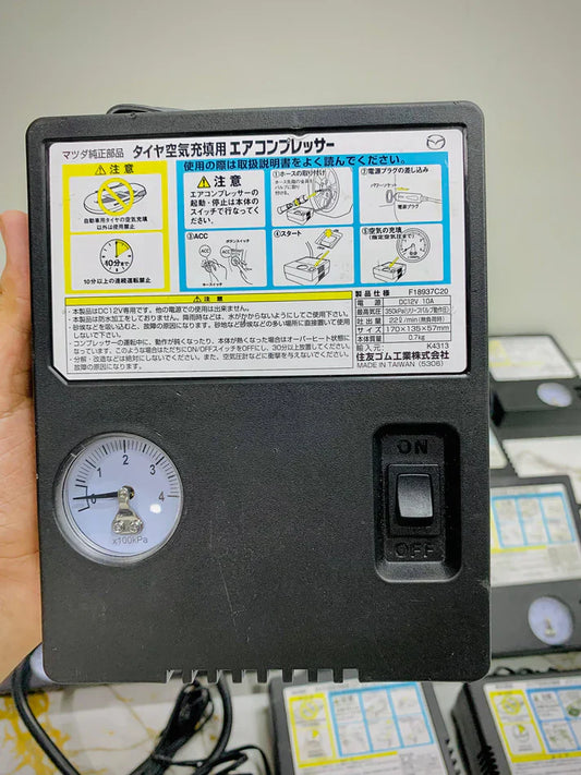 Original Japan Lot Tyre Inflator – Heavy Duty & Fast Pump | for all type of cars