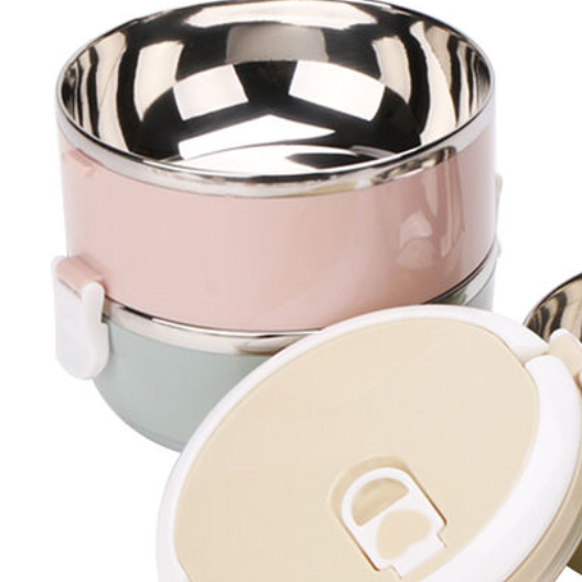 Lunch Box 2.1L Three-Layer Stainless Steel